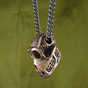 Monkey Skull Necklace Bronze Monkey Skull Pendant Monkey Jewelry image 6