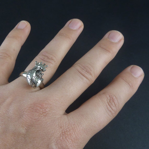Anello cuore anatomico cheap