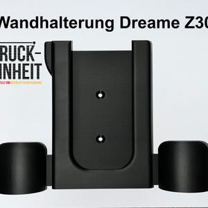 Wandhalterung Dreame Z30 Akkusauger - schwarz - mit Halter für Zubehör und Düsen - stabiler 3D Druck