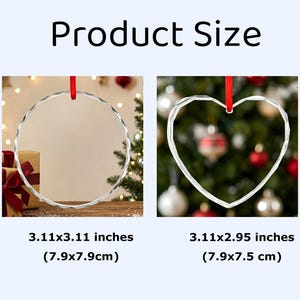Personalisierte Silber 25. Jahrestag Glas Ornament, 25. Hochzeitstag Geschenk, Benutzerdefinierte Weihnachtsdekoration, Geschenk für Eltern Ehemann Frau Bild 7