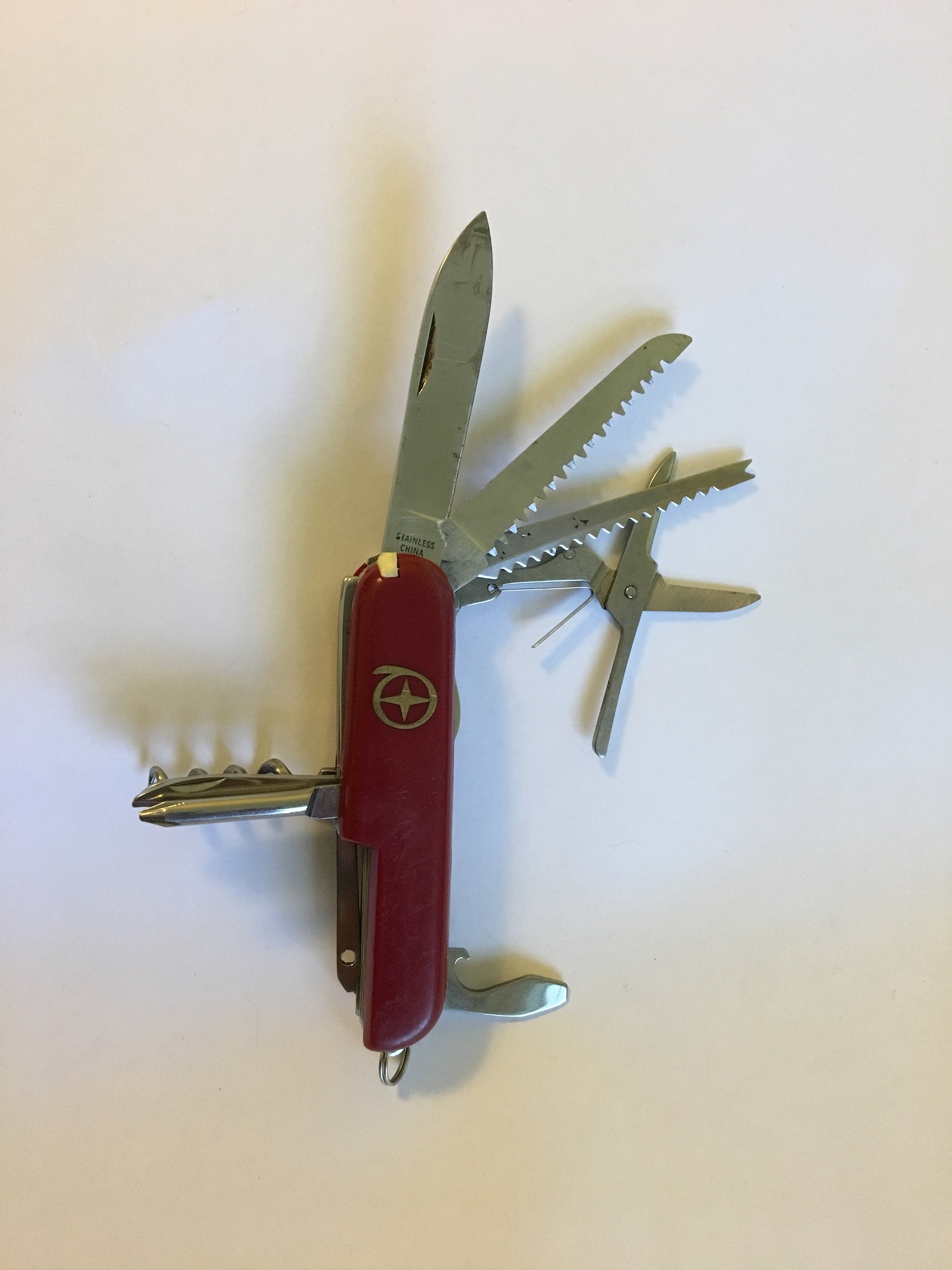 Army Knife Vintage Swiss Army Style Pocket Knife Camping Etsy