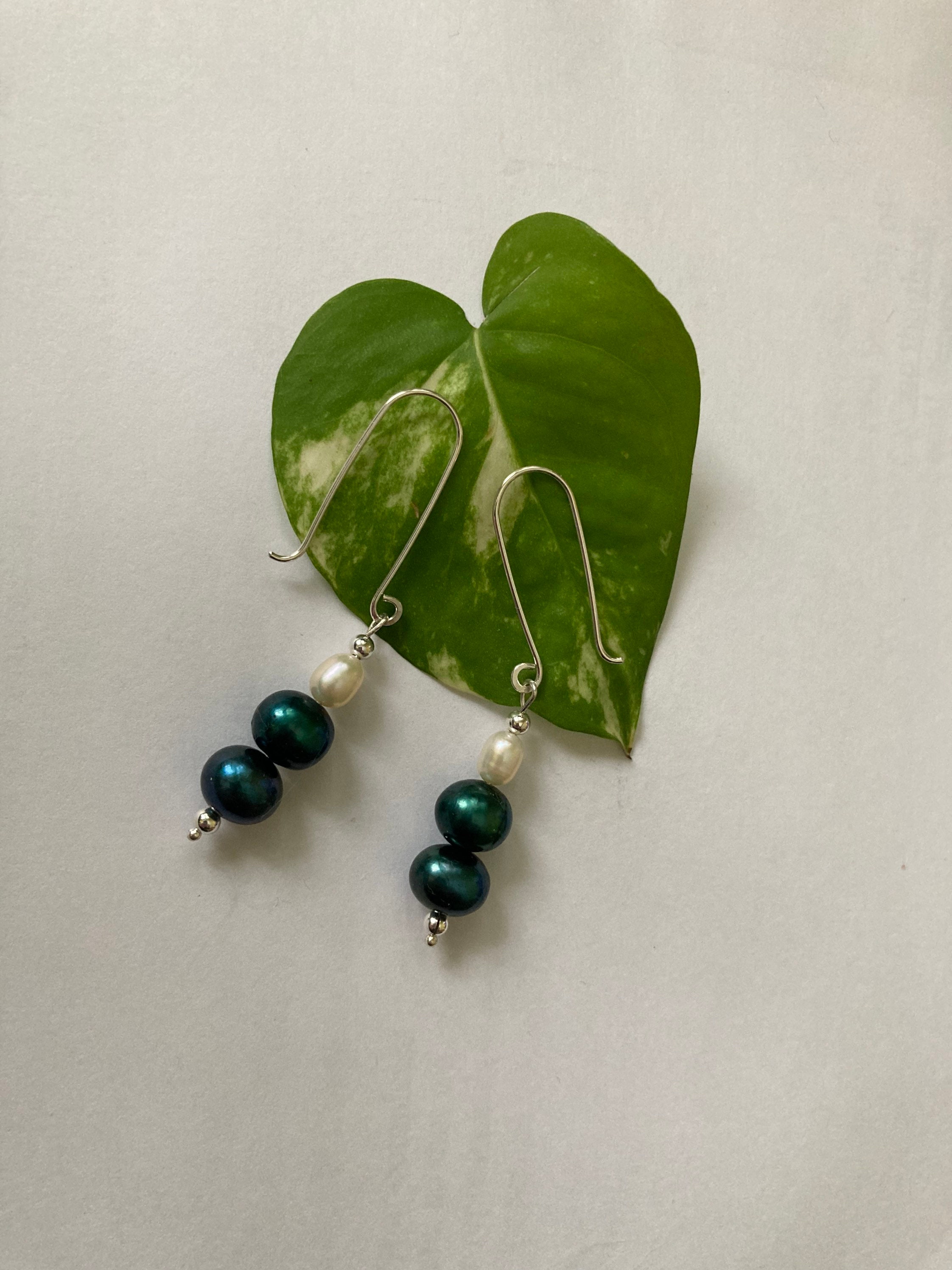 Earrings Pearl Accessories for Women Creative Decoration St Pattys Day  Trendy Jewelries Emerald Pearls Women's 