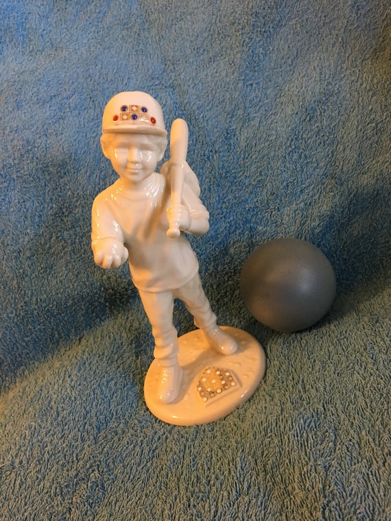 Most Valuable Player Baseball Boy Figurine Vintage Lenox Etsy