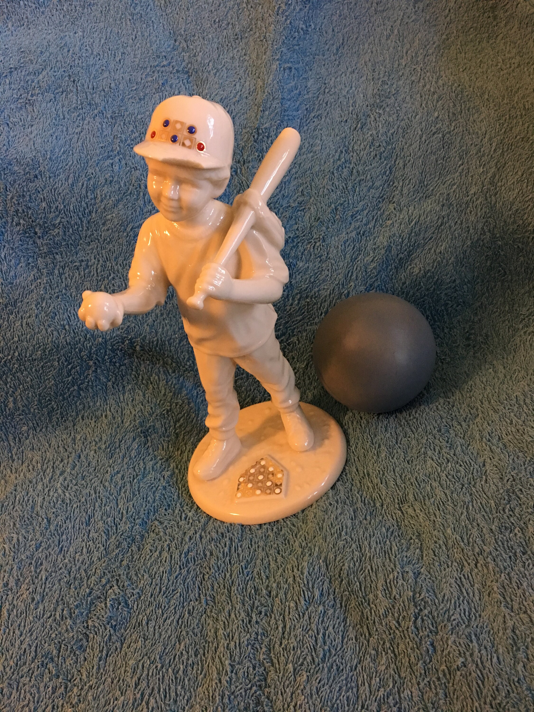 Most Valuable Player Baseball Boy Figurine Vintage Lenox Etsy
