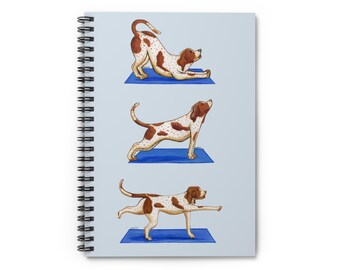 Spiral Notebook - Ruled Line Pilates/ Yoga Notebook