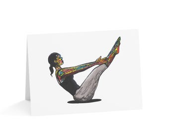 10 Greeting Cards Pilates / Yoga