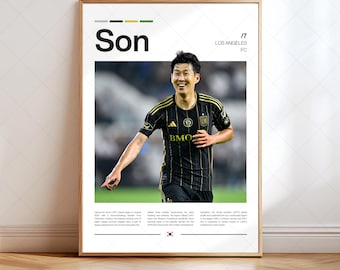 Heung-min Son, Los Angeles LAFC Digital Print, Soccer/Football Gifts (Instant Download)