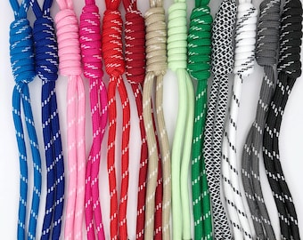 Colorful Paracord Keychains: Rope Bag Charm for Purse, Handbag or Backpack – Knot Charms in 13 Colors – Teens Party Favors and Gifts