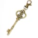 Skeleton Key Keychain, Decorative Key, Ornate Key Keyring, Initial Key ...