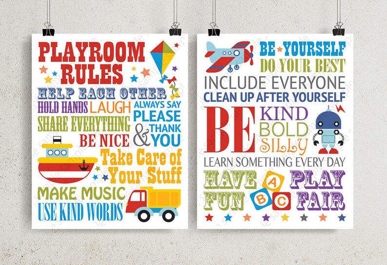 playroom wall art