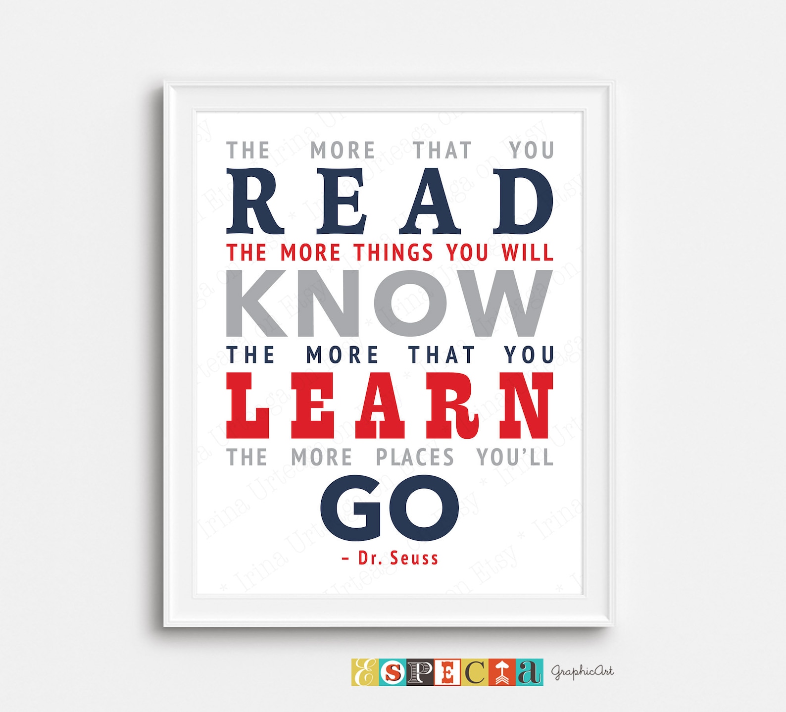 Dr Seuss Quote Printable Wall Art for DIY Boy Room Decor 8x10 - Etsy