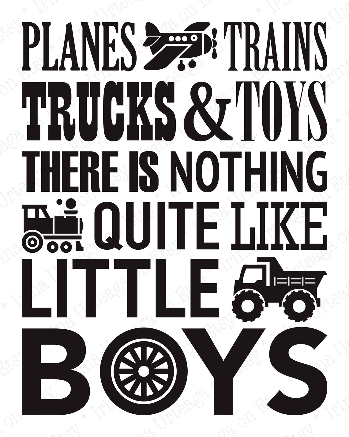 Planes Trains Trucks and Toys There is Nothing Quite Like Etsy