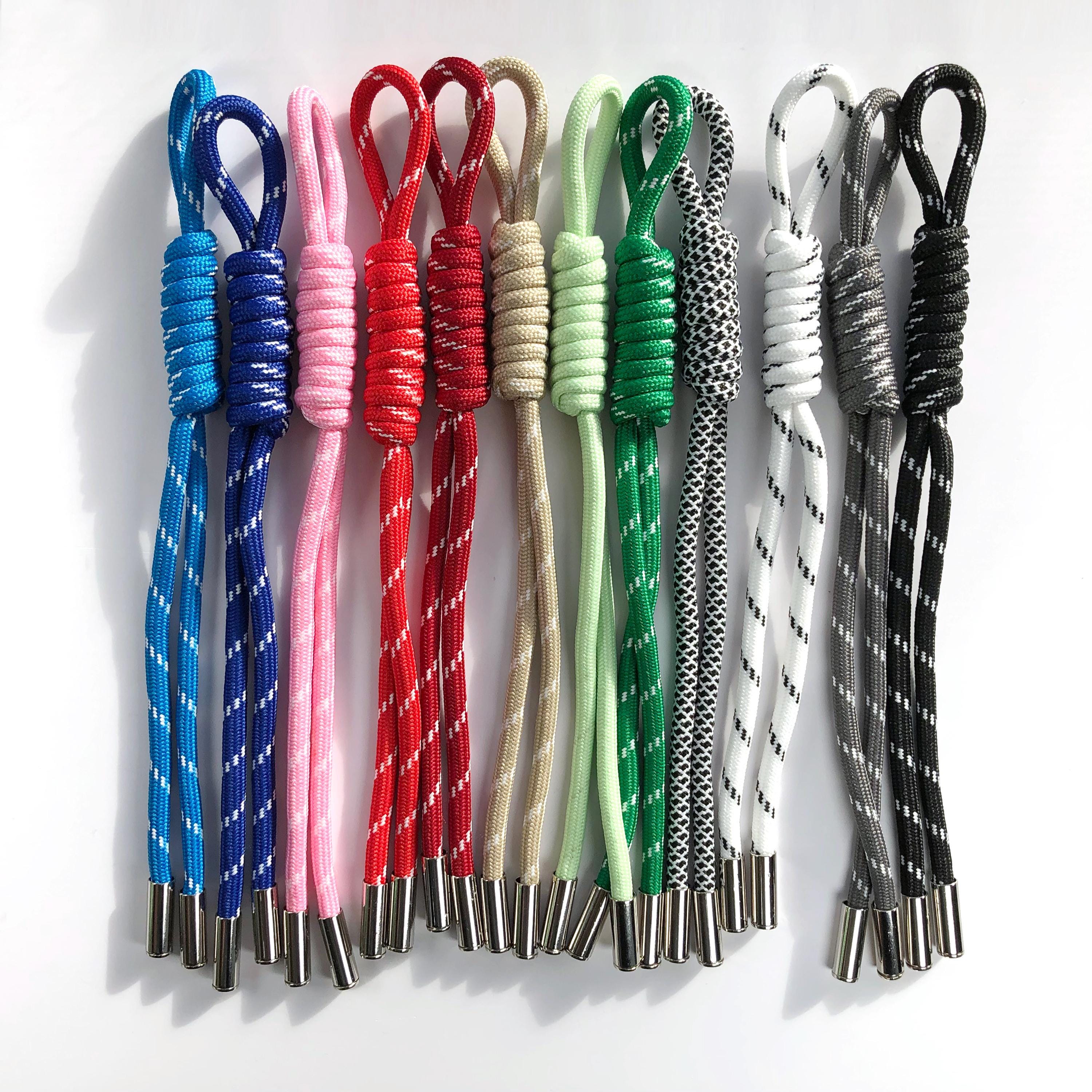 Braided Rope Bag Charm Keychain, Cord Charms For Purse, Bag Accessory, Handmade Rope Key chain, Backpack or Handbag decoration, gift for her