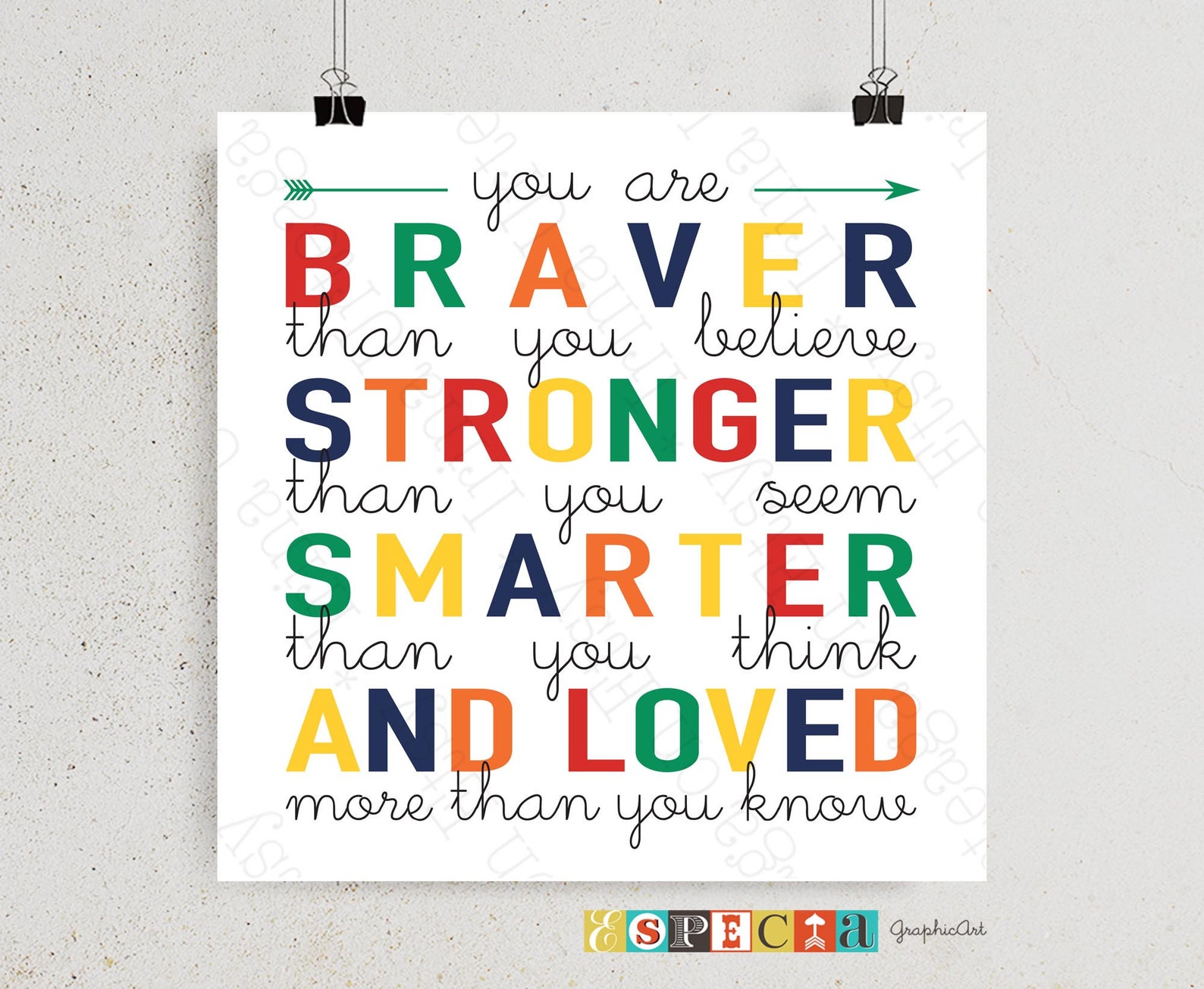 Printable wall art quotes for DIY kids playroom nursery or | Etsy