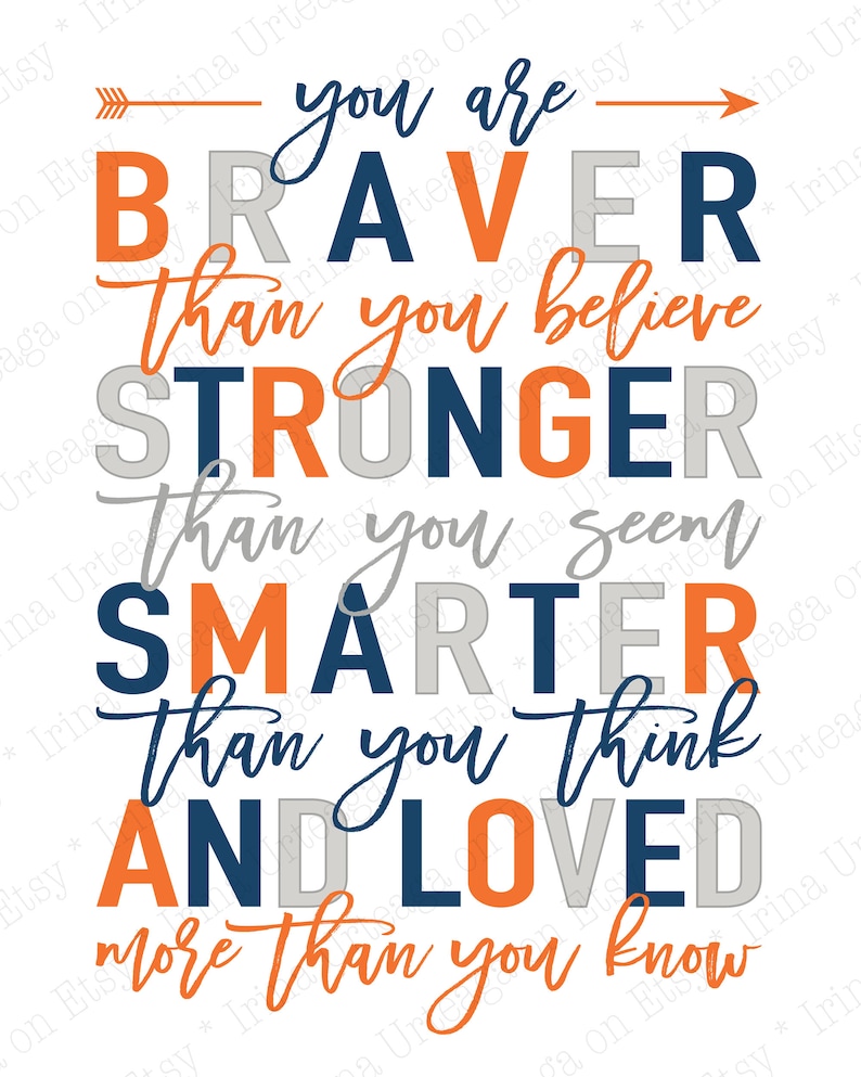 You are braver than you believe Winnie the Pooh quote