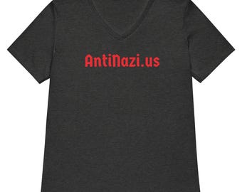 Relaxed dames-T-shirt met V-hals zwart
