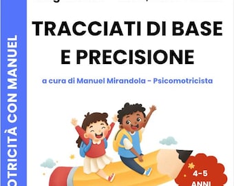 Folhas de exercícios de pré-escrita para crianças de 4 a 5 anos | Caderno de exercícios de pré-escrita avançada (PDF) | Traçados básicos e de precisão | Habilidades grafomotoras para crianças em idade pré-escolar