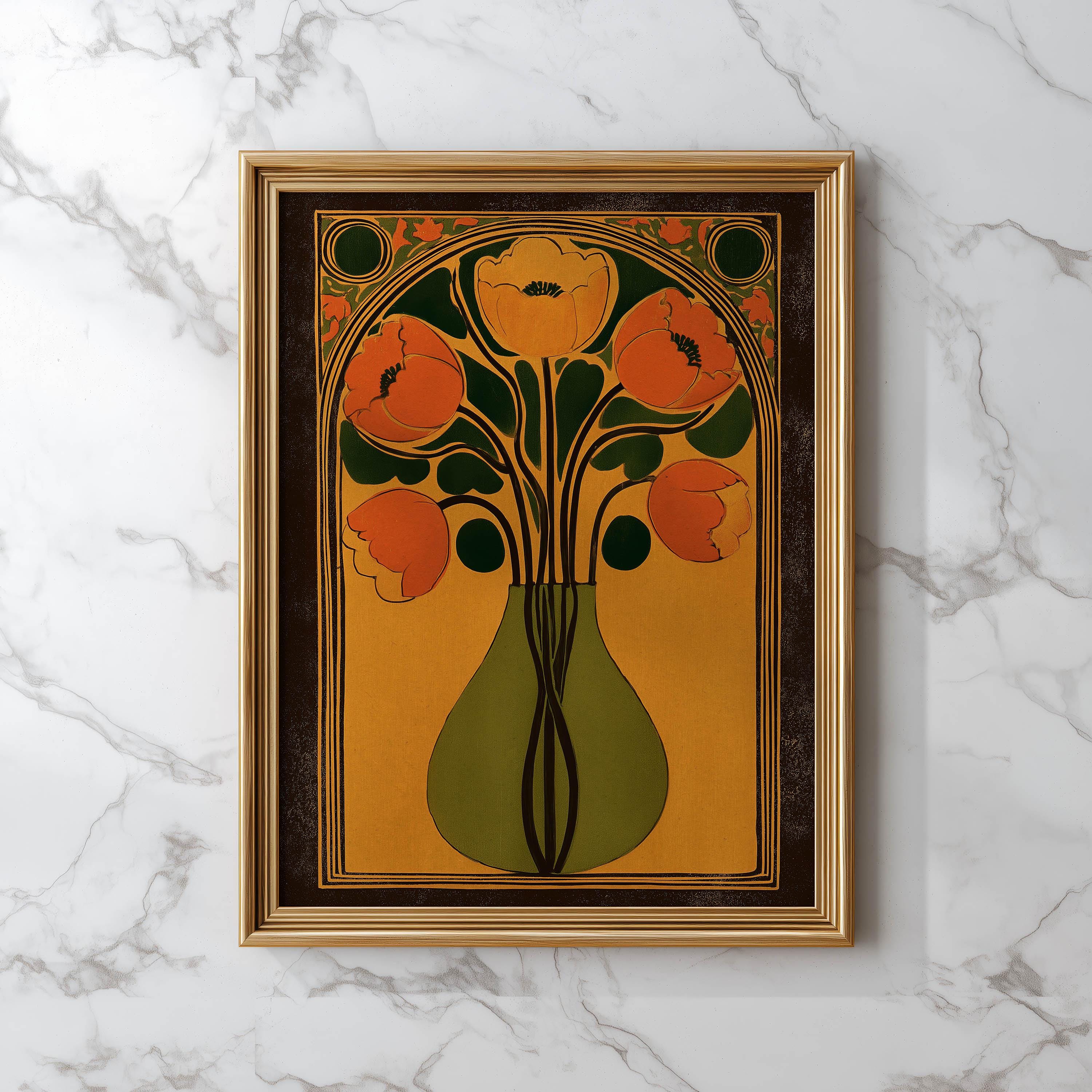 アールヌーボーの花瓶 - Etsy 日本