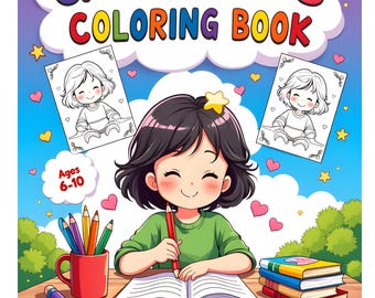 Calm Mind Colouring Book for Kids: Anxiety Relief Activities (PDF)