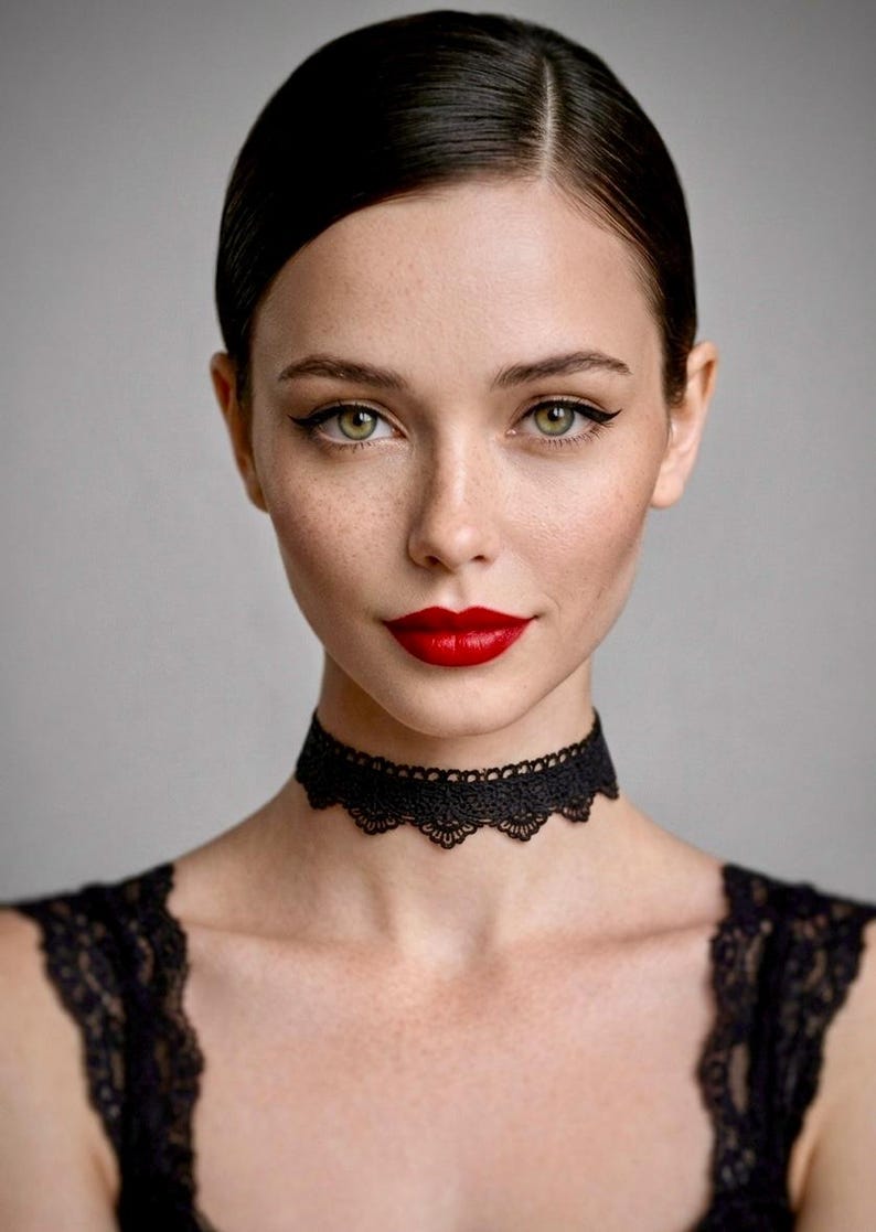 lace choker necklace