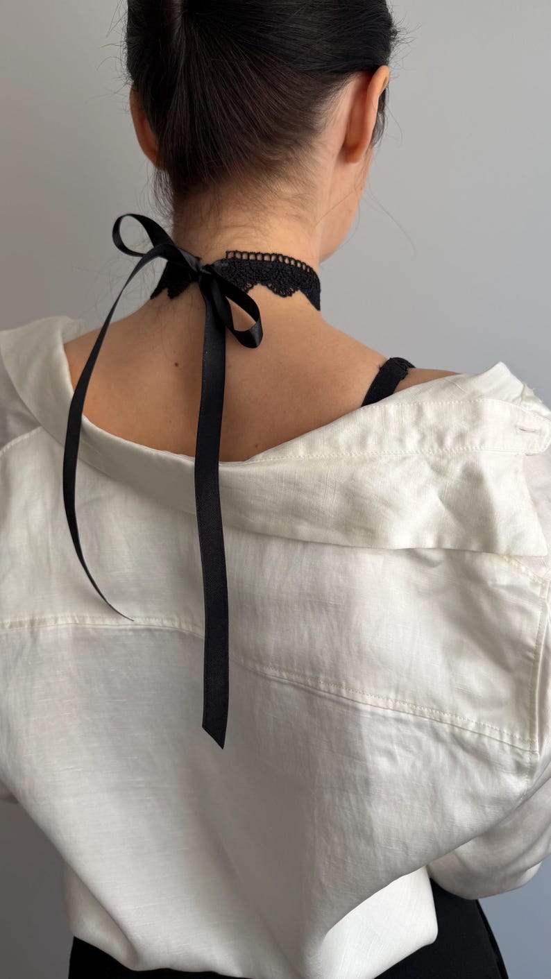 Black Lace Choker Necklace