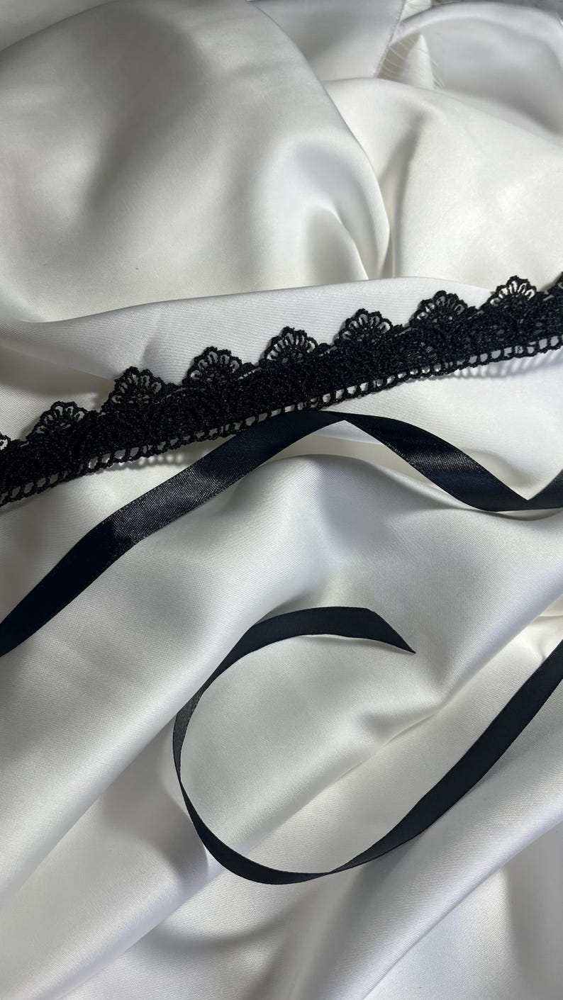 Black Lace Choker Necklace