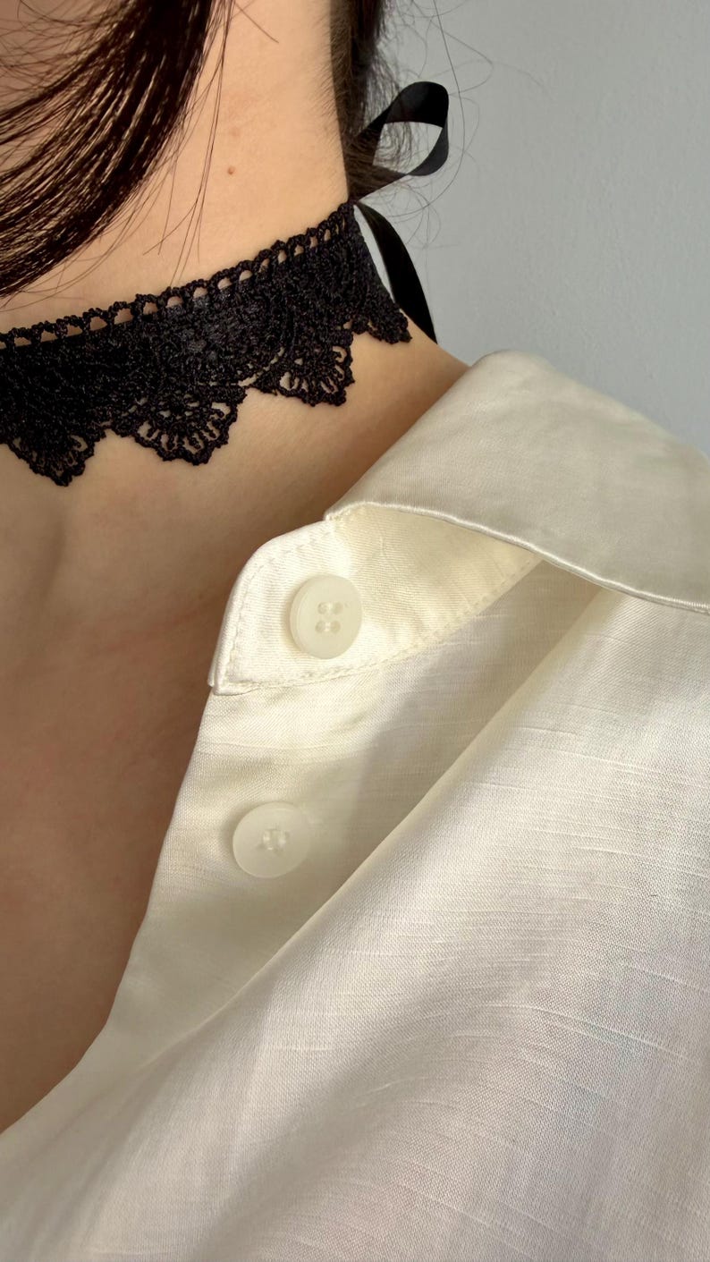 Black Lace Choker Necklace