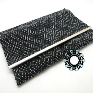 Abendtasche, Silber Tasche, schwarz und Silber, elegante Geldbörse, Abendmode, Tasche Design, Ooak Tasche, original Geldbörse,