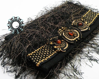 Abendtasche und Ohrstecker (Set)
