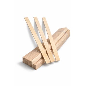 5 cm wide (53 mm) Bed Slats – Curved Wooden, 3x Pieces, 8 mm Thick, 70 / 80 / 90 cm – Repair or Replacement