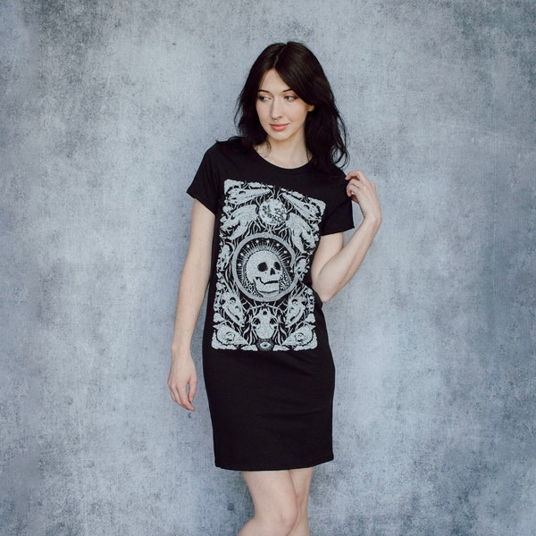 Screen Print Dress Etsy