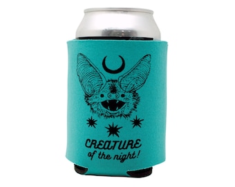 Creature of the Night Teal Bat Can Holder