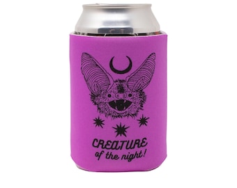 Creature of the Night Purple Bat Can Holder