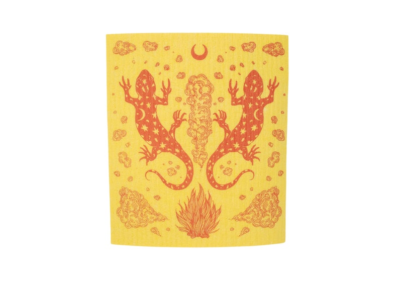 FennecDesignCo Salamander Shrine Dish Cloth - Thumbnail 3
