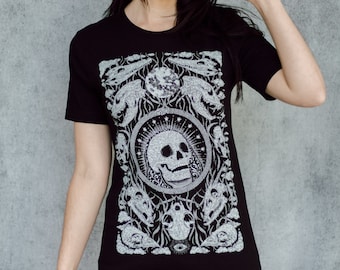 The Ossuary Skull Shrine Black T-Shirt