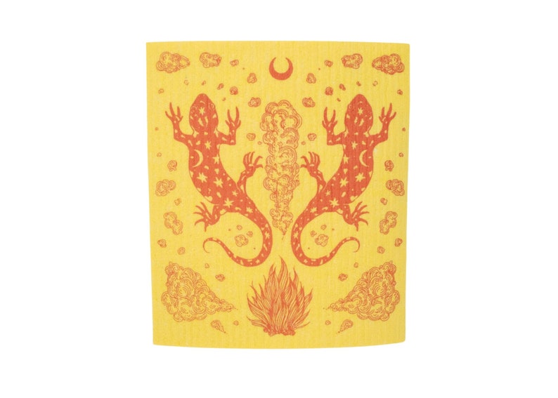 FennecDesignCo Salamander Shrine Dish Cloth - Thumbnail 2