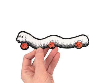 Millipede Ghost Halloween Limited Edition Matte Vinyl Sticker