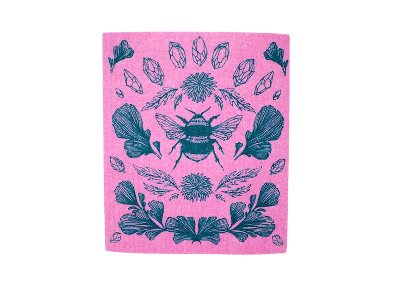 FennecDesignCo Bee Shrine Dish Cloth