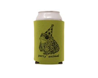 Soporte para latas Party Animal Toad color verde oliva