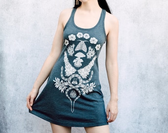 screen printed dress