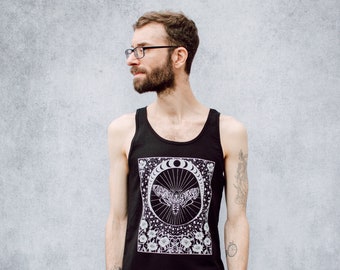 Death's-Head Hawk Moth Moon Unisex Tank