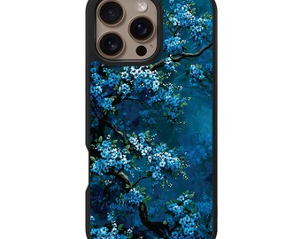 Funda para iPhone Moonlit Petals – MagSafe, protección contra caídas de 3 metros, funda delgada de diseño