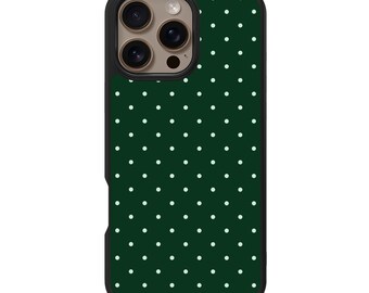 Funda para iPhone Evergreen Polka Dot - Compatible con MagSafe, protección contra caídas de 3 metros