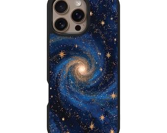 Funda para iPhone Cosmic Tide – MagSafe, protección contra caídas de 3 metros, diseño resistente a la decoloración.