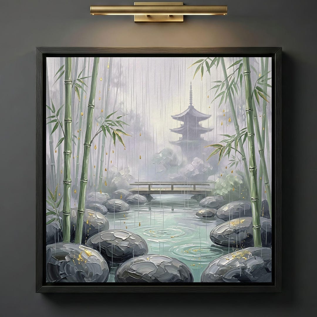 Japanese Zen Garden Digital Download, Hiroshige Printable Wall Art ...