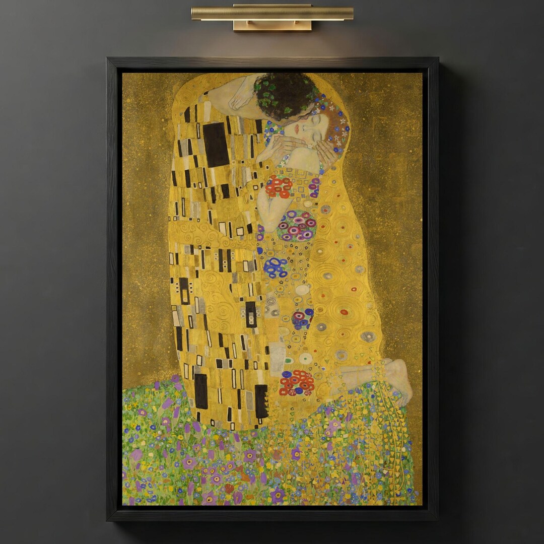 Gustav Klimt - the Kiss Digital Download, Art Nouveau Romantic ...
