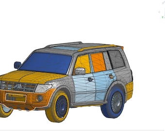 mitsubishi montero pajero paris dakar de guisval 1,43