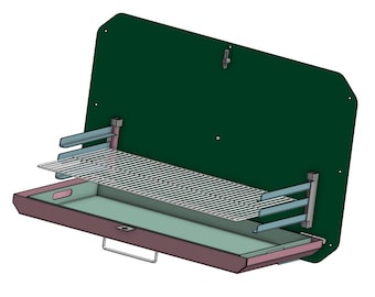 Wall mounted fire pit BBQ braai DIGITAL DOWNLOAD