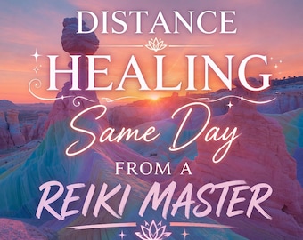 Soin Reiki Soin énergétique rapide le même jour pour soulager l'anxiété, cadeau de soins spirituels.
