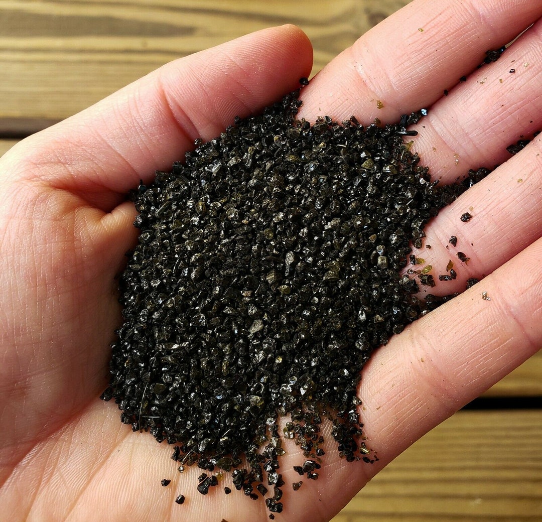 Black Aquarium Sand WASHED Ready for Use Substrate for Plants Medium